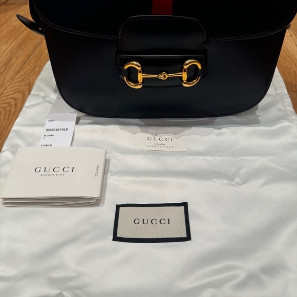 GUCCI 1955 Horsebit Shoulder Bag - NWT - Picture 3 of 15